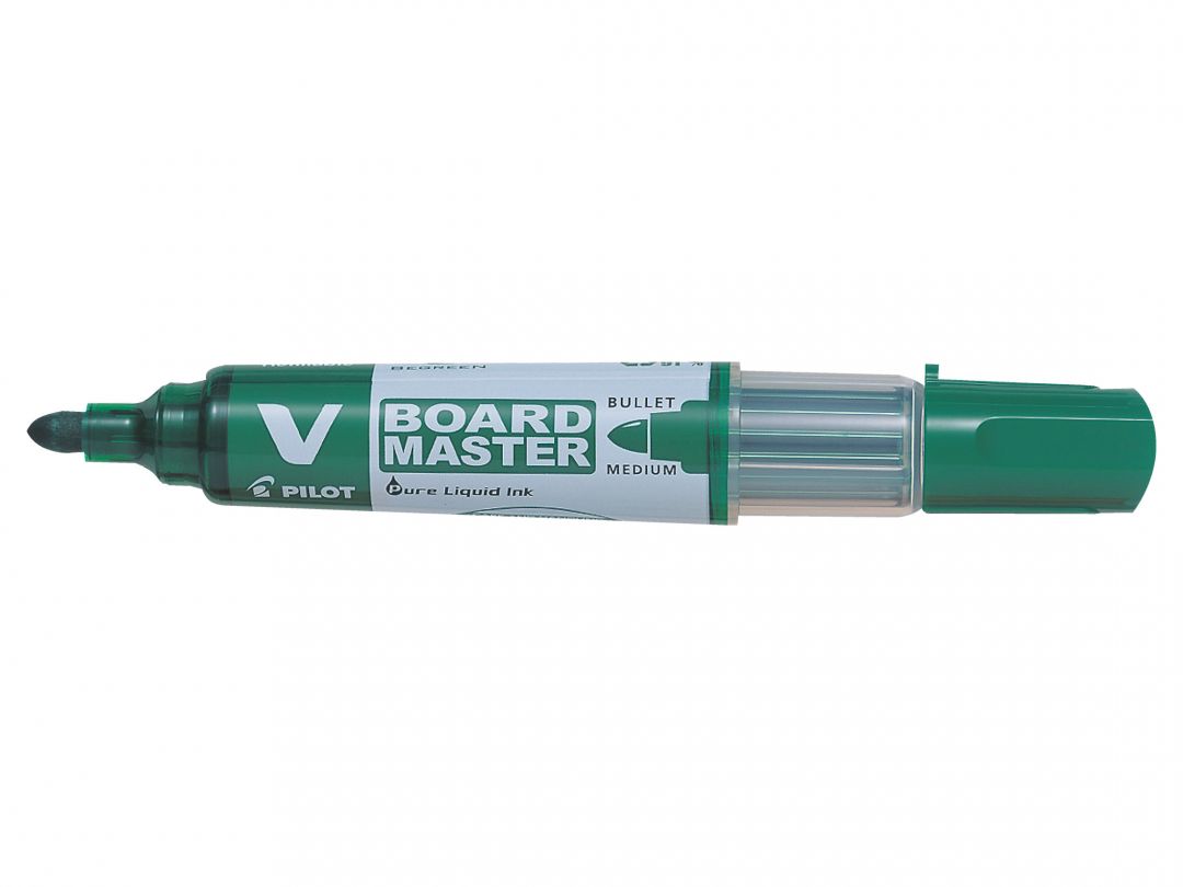 MARKER WHITEBOARD VERDE 6MM VARF ROTUND VBOARD PILOT MARKER WHITEBOARD VERDE 6MM VARF ROTUND VBOARD PILOT